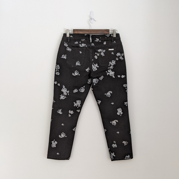 MICHAEL KORS Izzy Cropped Skinny Denim, Black, 4P - Picture 2 of 7